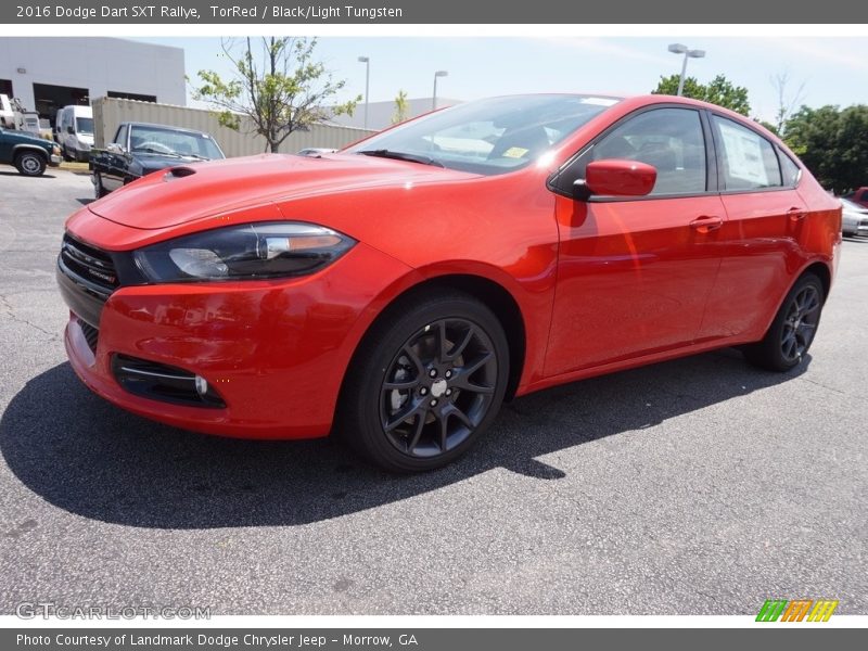 TorRed / Black/Light Tungsten 2016 Dodge Dart SXT Rallye