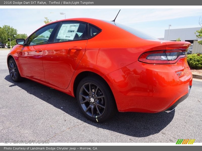 TorRed / Black/Light Tungsten 2016 Dodge Dart SXT Rallye