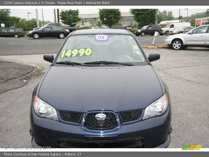 Regal Blue Pearl / Anthracite Black 2006 Subaru Impreza 2.5i Sedan