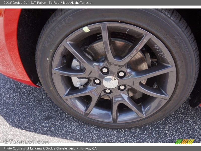 TorRed / Black/Light Tungsten 2016 Dodge Dart SXT Rallye