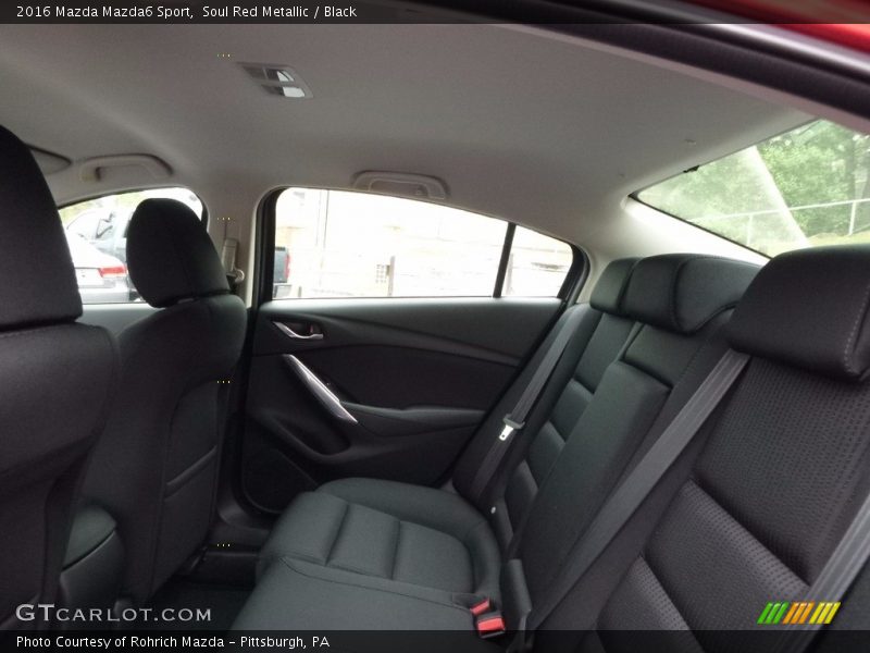 Soul Red Metallic / Black 2016 Mazda Mazda6 Sport