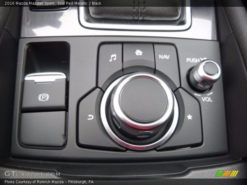 Soul Red Metallic / Black 2016 Mazda Mazda6 Sport