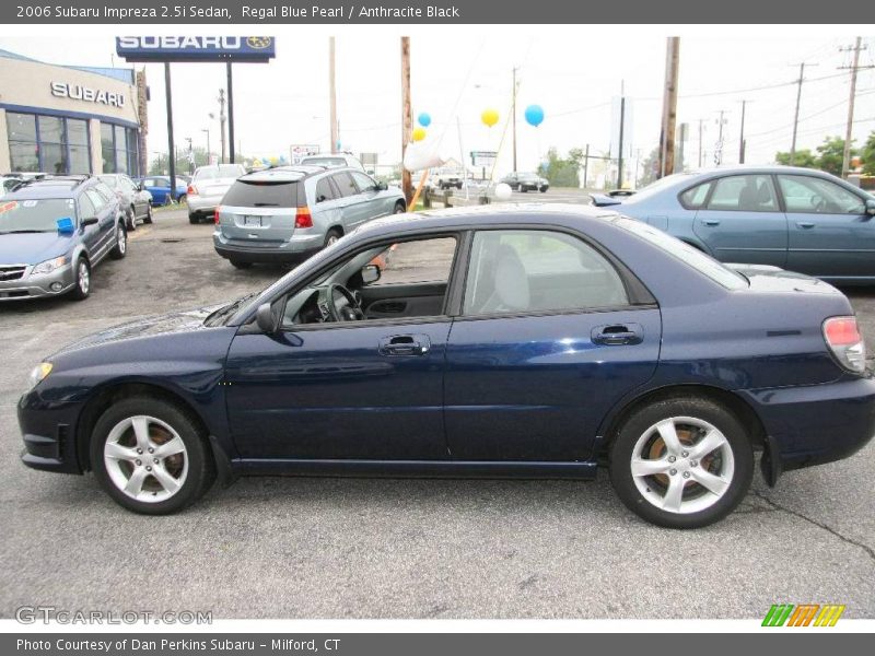 Regal Blue Pearl / Anthracite Black 2006 Subaru Impreza 2.5i Sedan