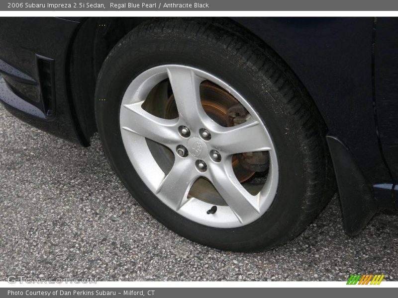 Regal Blue Pearl / Anthracite Black 2006 Subaru Impreza 2.5i Sedan