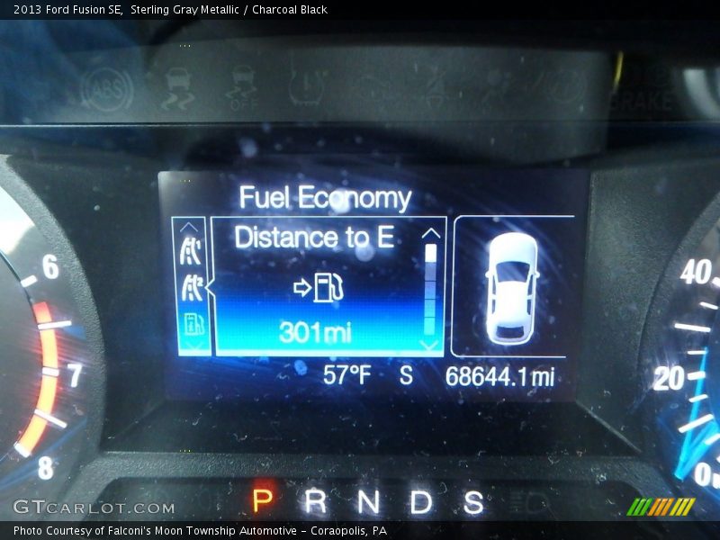 Sterling Gray Metallic / Charcoal Black 2013 Ford Fusion SE