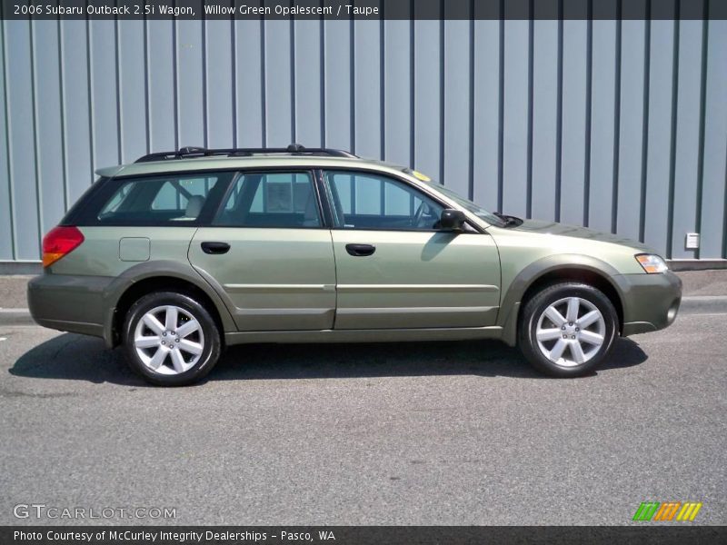 Willow Green Opalescent / Taupe 2006 Subaru Outback 2.5i Wagon
