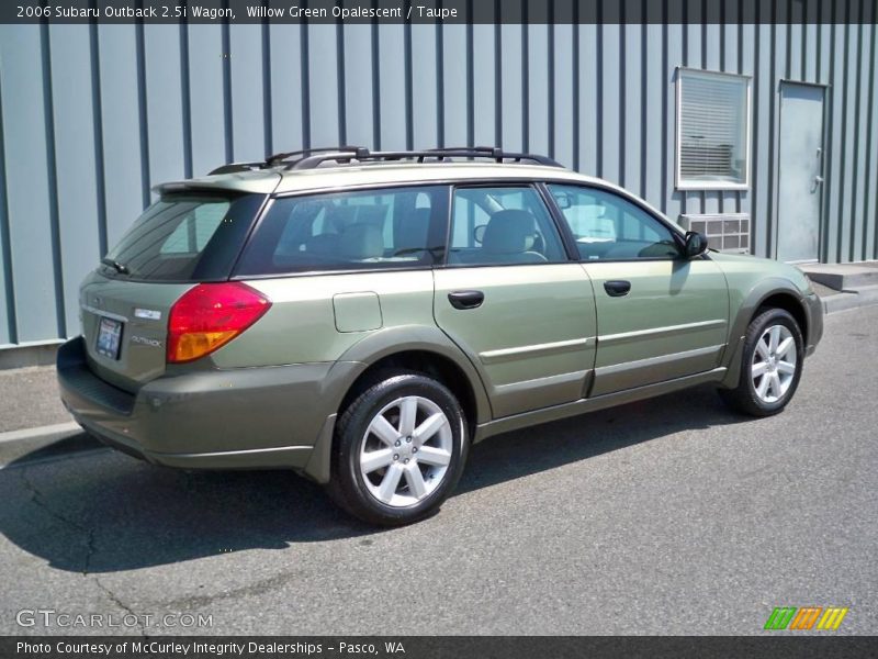 Willow Green Opalescent / Taupe 2006 Subaru Outback 2.5i Wagon