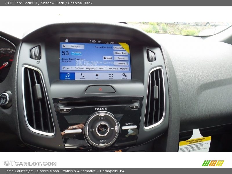 Shadow Black / Charcoal Black 2016 Ford Focus ST