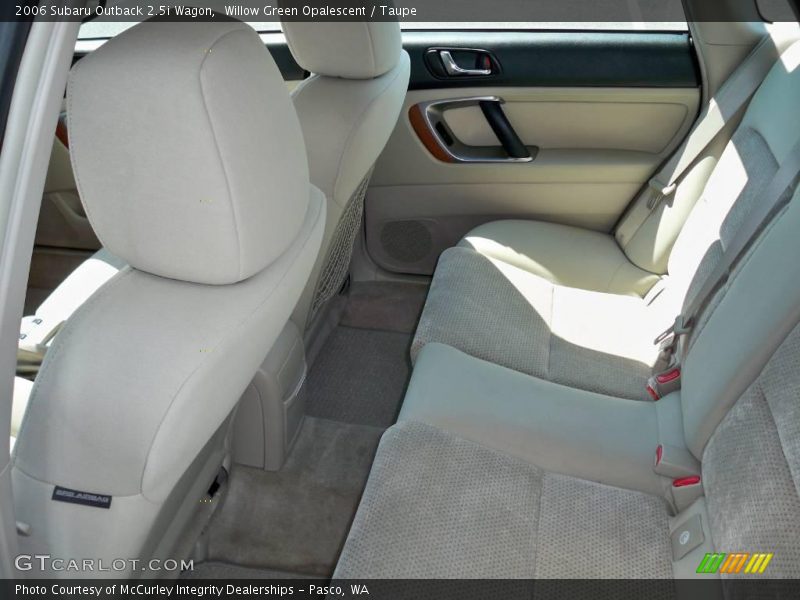 Willow Green Opalescent / Taupe 2006 Subaru Outback 2.5i Wagon