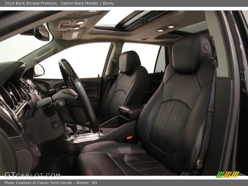 Carbon Black Metallic / Ebony 2014 Buick Enclave Premium