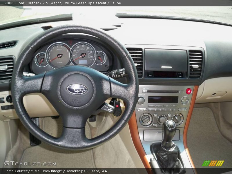 Willow Green Opalescent / Taupe 2006 Subaru Outback 2.5i Wagon
