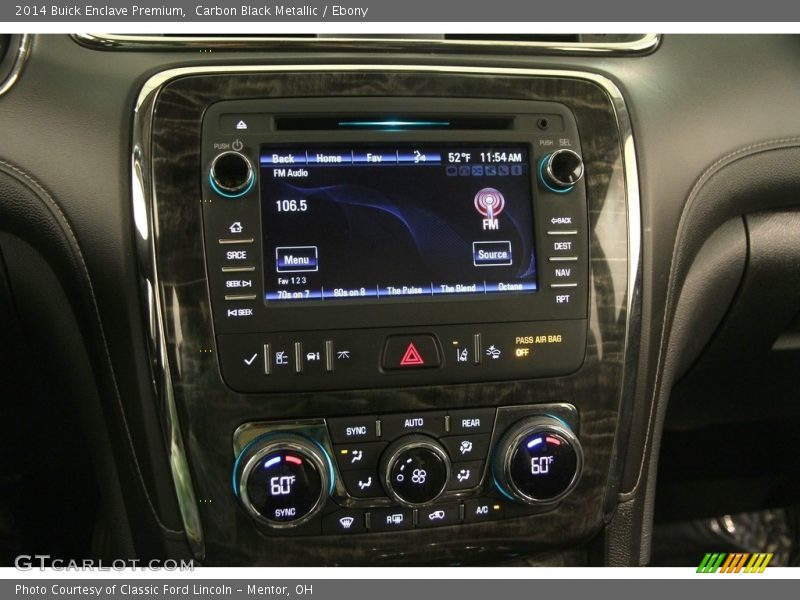 Carbon Black Metallic / Ebony 2014 Buick Enclave Premium