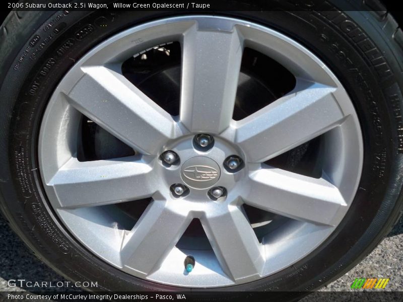 Willow Green Opalescent / Taupe 2006 Subaru Outback 2.5i Wagon