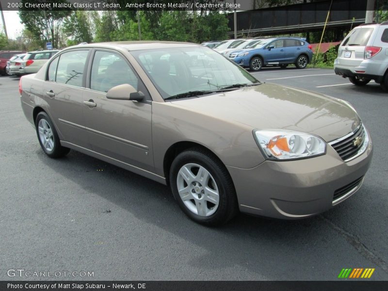 Amber Bronze Metallic / Cashmere Beige 2008 Chevrolet Malibu Classic LT Sedan
