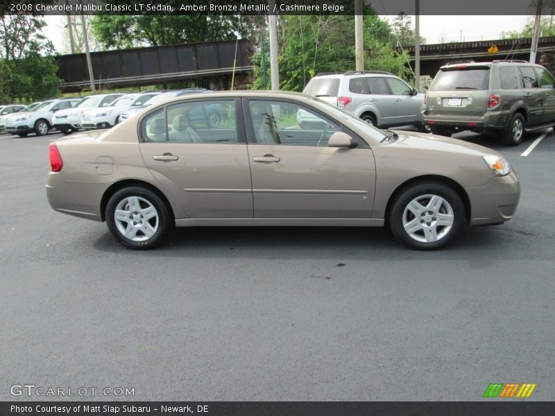Amber Bronze Metallic / Cashmere Beige 2008 Chevrolet Malibu Classic LT Sedan