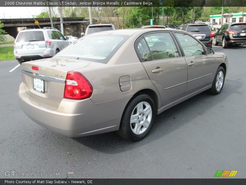 Amber Bronze Metallic / Cashmere Beige 2008 Chevrolet Malibu Classic LT Sedan