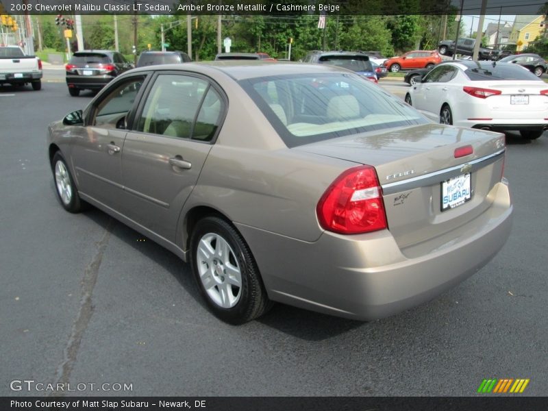 Amber Bronze Metallic / Cashmere Beige 2008 Chevrolet Malibu Classic LT Sedan