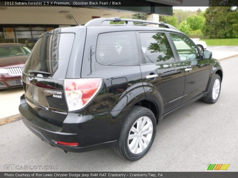 Obsidian Black Pearl / Black 2012 Subaru Forester 2.5 X Premium