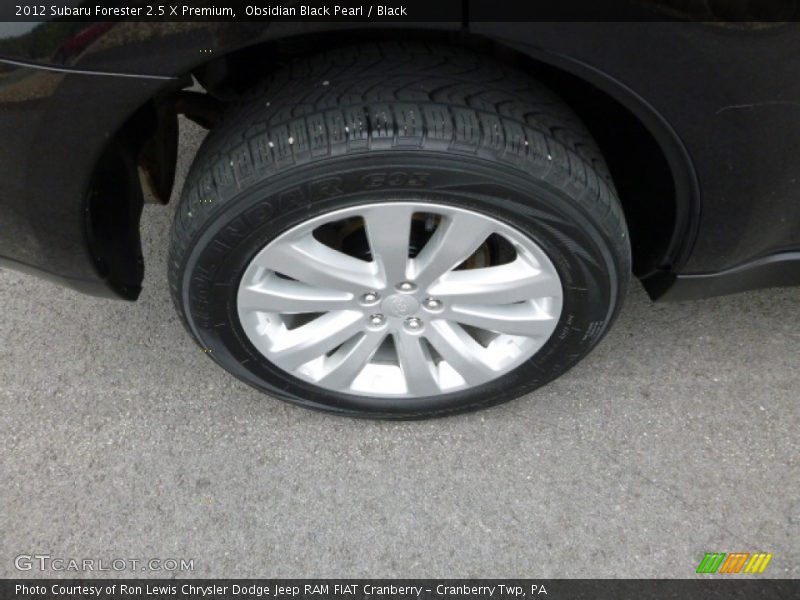 Obsidian Black Pearl / Black 2012 Subaru Forester 2.5 X Premium