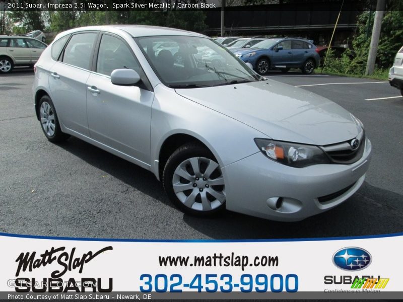Spark Silver Metallic / Carbon Black 2011 Subaru Impreza 2.5i Wagon