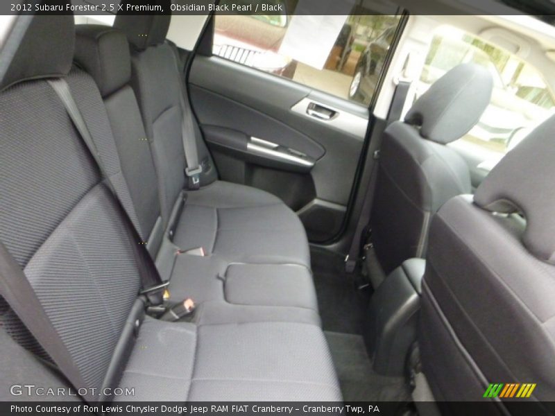 Obsidian Black Pearl / Black 2012 Subaru Forester 2.5 X Premium