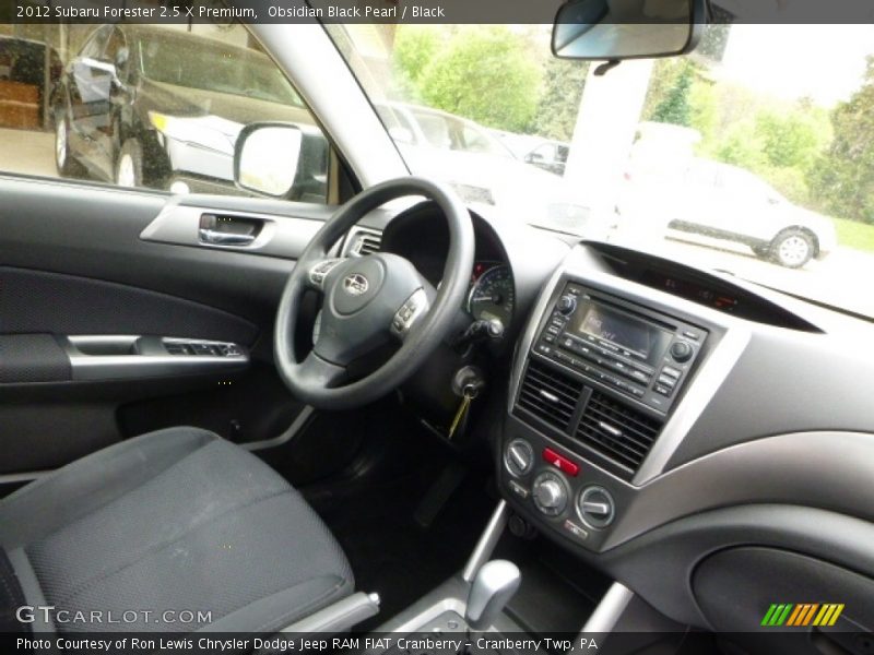 Obsidian Black Pearl / Black 2012 Subaru Forester 2.5 X Premium