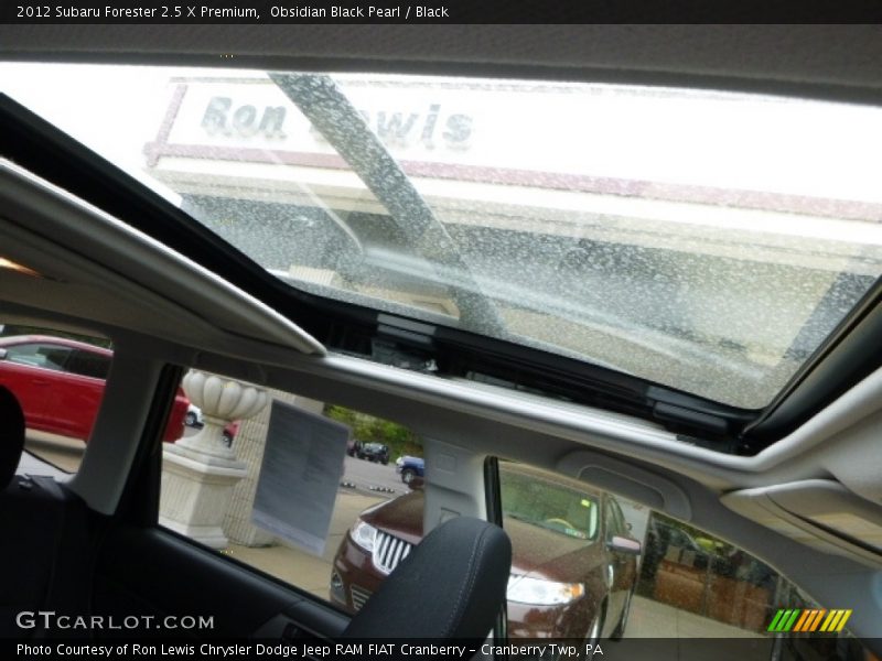 Obsidian Black Pearl / Black 2012 Subaru Forester 2.5 X Premium
