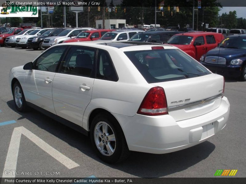 White / Gray 2005 Chevrolet Malibu Maxx LS Wagon