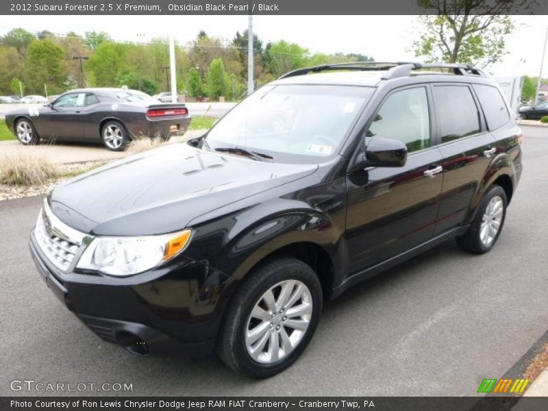 Obsidian Black Pearl / Black 2012 Subaru Forester 2.5 X Premium