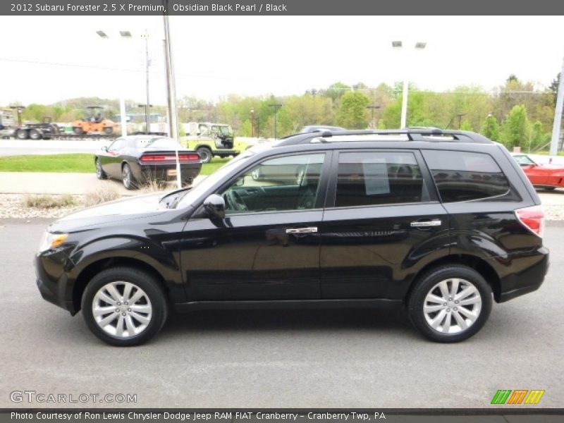 Obsidian Black Pearl / Black 2012 Subaru Forester 2.5 X Premium
