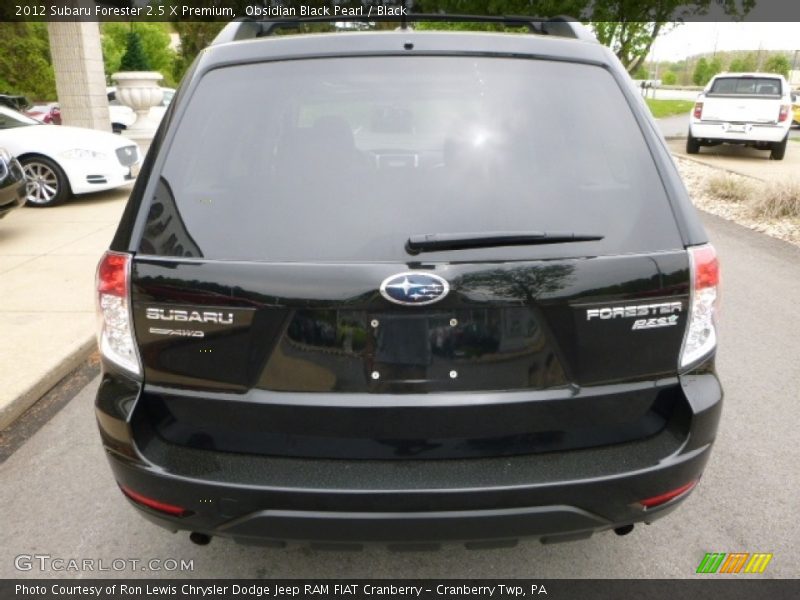 Obsidian Black Pearl / Black 2012 Subaru Forester 2.5 X Premium