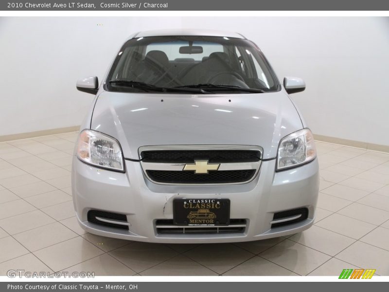 Cosmic Silver / Charcoal 2010 Chevrolet Aveo LT Sedan