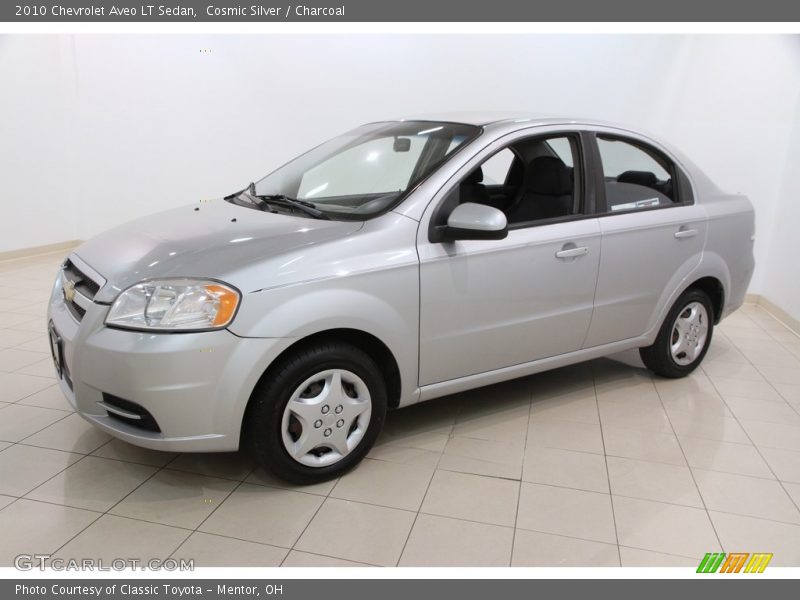 Cosmic Silver / Charcoal 2010 Chevrolet Aveo LT Sedan