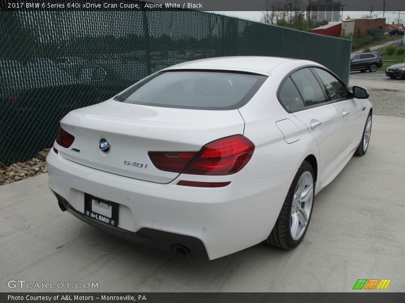 Alpine White / Black 2017 BMW 6 Series 640i xDrive Gran Coupe