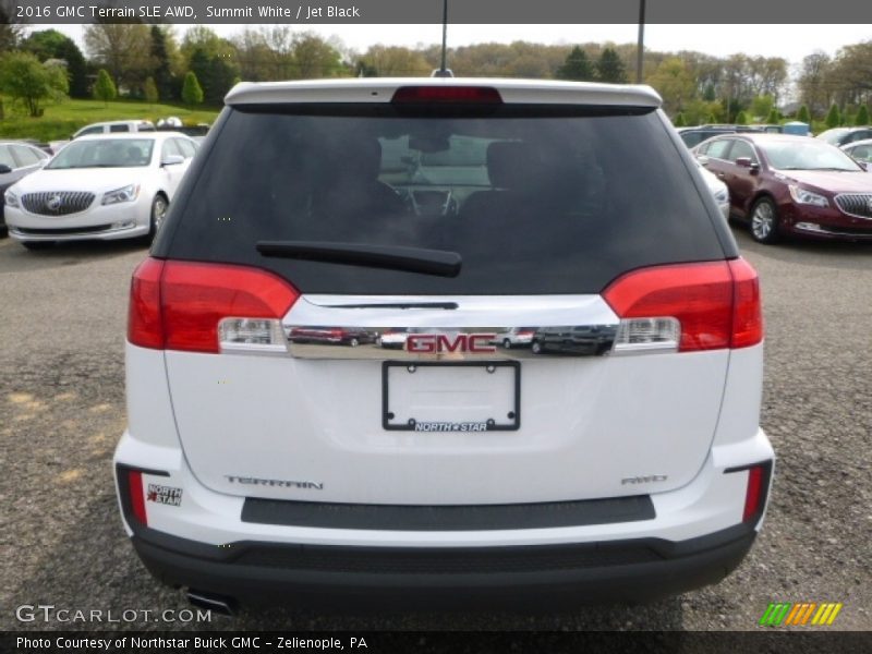 Summit White / Jet Black 2016 GMC Terrain SLE AWD