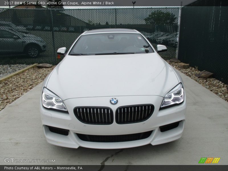 Alpine White / Black 2017 BMW 6 Series 640i xDrive Gran Coupe