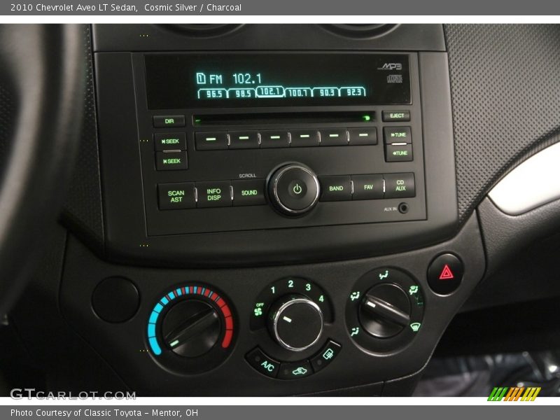 Cosmic Silver / Charcoal 2010 Chevrolet Aveo LT Sedan