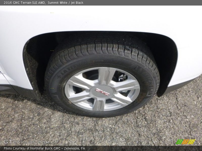 Summit White / Jet Black 2016 GMC Terrain SLE AWD