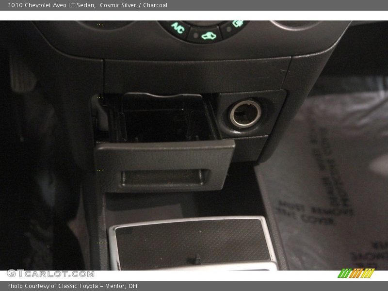 Cosmic Silver / Charcoal 2010 Chevrolet Aveo LT Sedan
