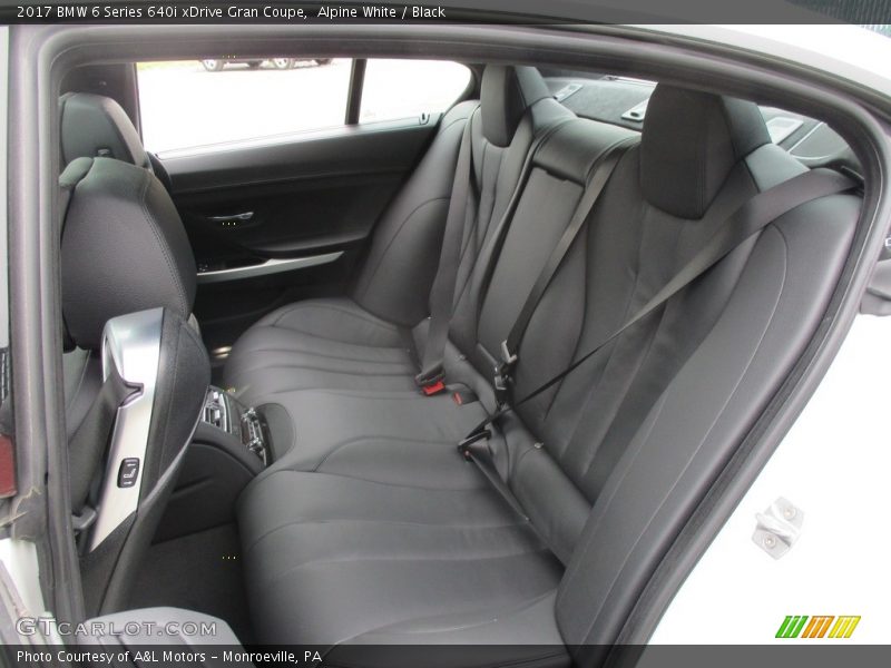 Rear Seat of 2017 6 Series 640i xDrive Gran Coupe