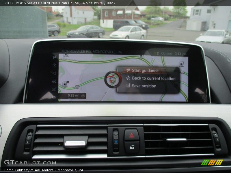 Alpine White / Black 2017 BMW 6 Series 640i xDrive Gran Coupe