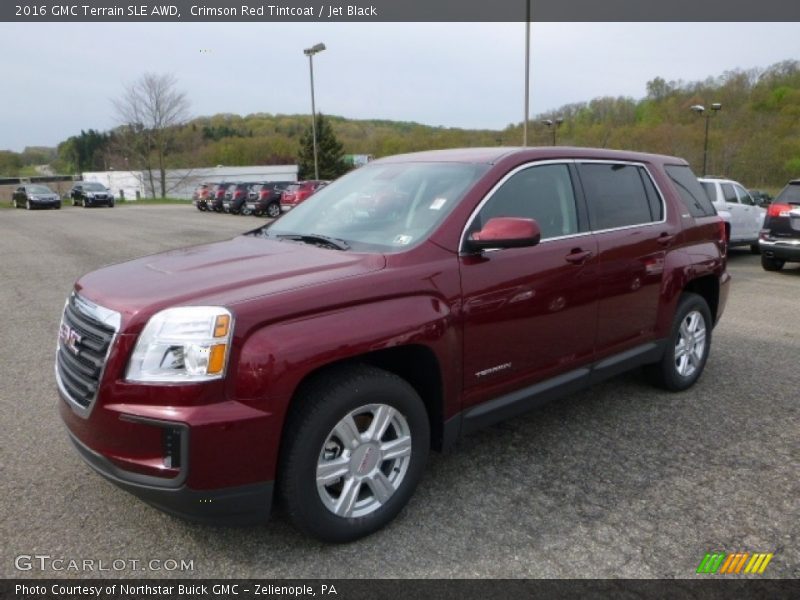 Crimson Red Tintcoat / Jet Black 2016 GMC Terrain SLE AWD