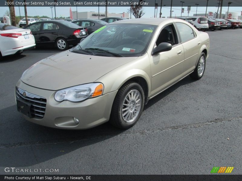 Linen Gold Metallic Pearl / Dark Slate Gray 2006 Chrysler Sebring Touring Sedan
