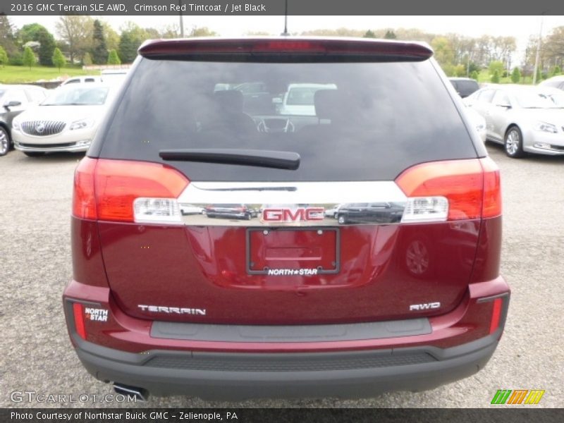 Crimson Red Tintcoat / Jet Black 2016 GMC Terrain SLE AWD