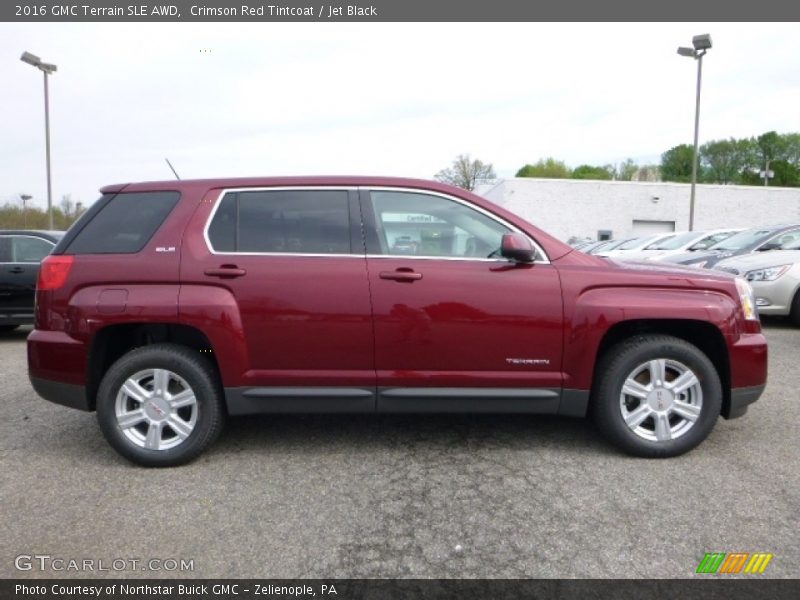 Crimson Red Tintcoat / Jet Black 2016 GMC Terrain SLE AWD