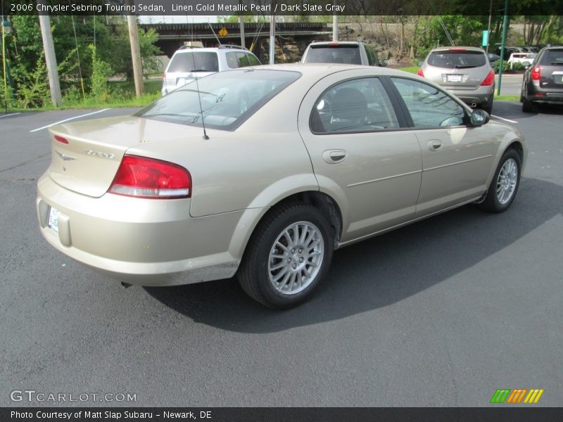 Linen Gold Metallic Pearl / Dark Slate Gray 2006 Chrysler Sebring Touring Sedan