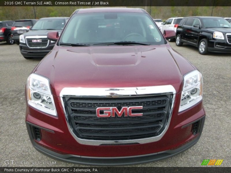 Crimson Red Tintcoat / Jet Black 2016 GMC Terrain SLE AWD