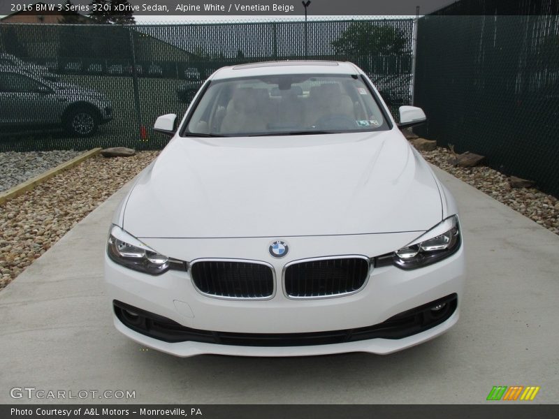 Alpine White / Venetian Beige 2016 BMW 3 Series 320i xDrive Sedan