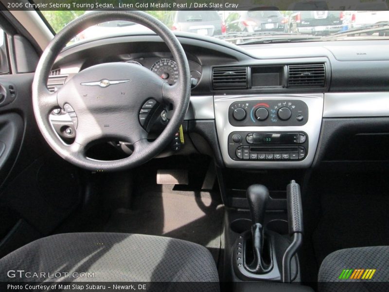 Linen Gold Metallic Pearl / Dark Slate Gray 2006 Chrysler Sebring Touring Sedan