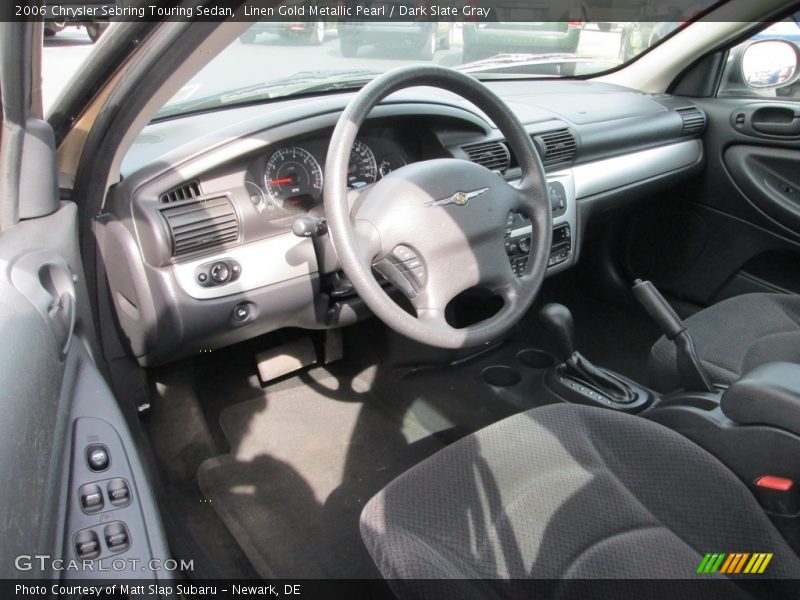 Linen Gold Metallic Pearl / Dark Slate Gray 2006 Chrysler Sebring Touring Sedan